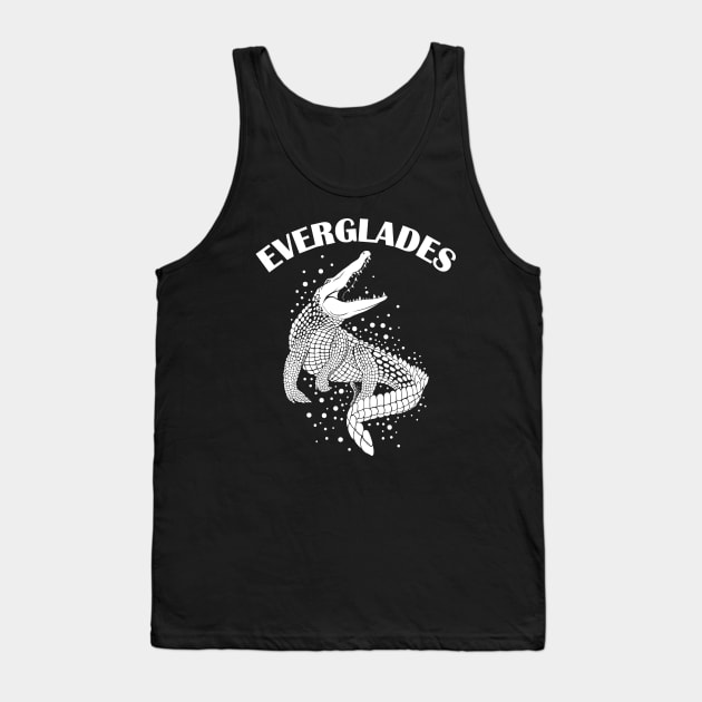 Alligator Silhouette | Everglades Tank Top by TMBTM